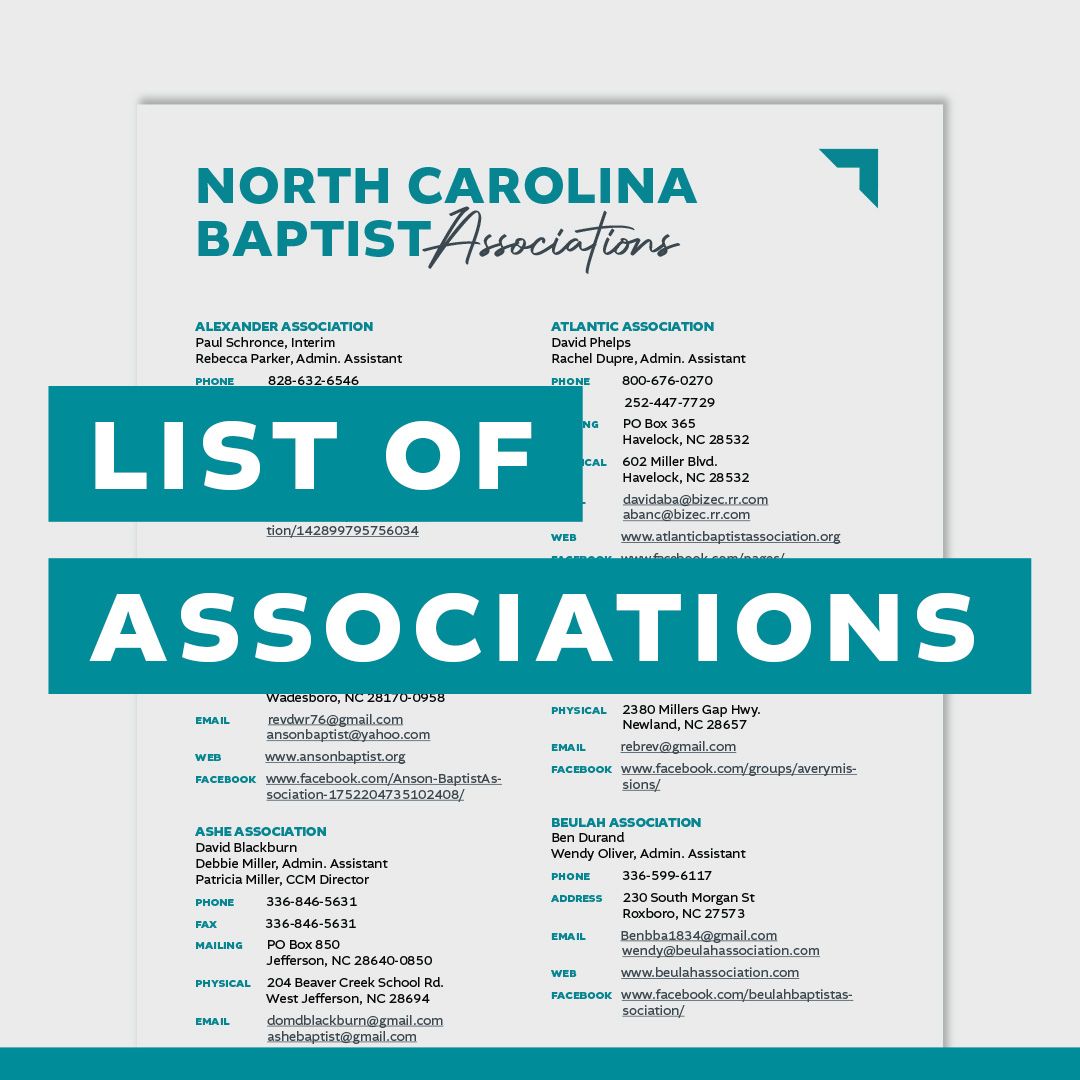 Image for List of Associations