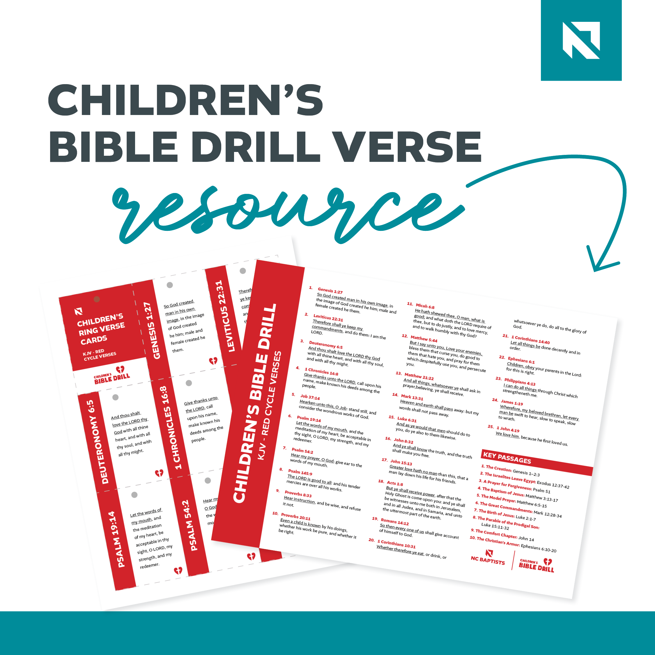 Image for Children’s Bible Drill Resources (Red Cycle)